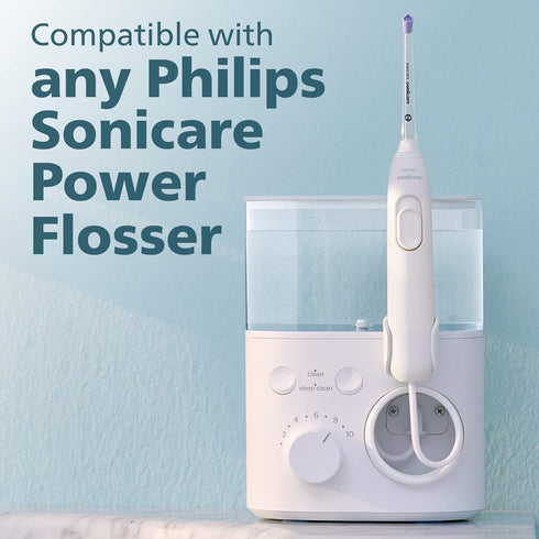 Philips Sonicare Power Flosser Quad Stream Tips (F3), 2pk, White HX3062/00...