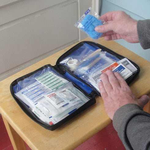 First Aid Only FAO-428 All-Purpose Emergency First Aid Kit for Home, Car, Travel, and Business, 131 Pieces...