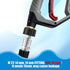 RIDGE WASHER Pressure Washer Adapter Set, Stainless Steel, Gun to Wand, M22 to 1/4'' Quick Connect, 4 Pcs...