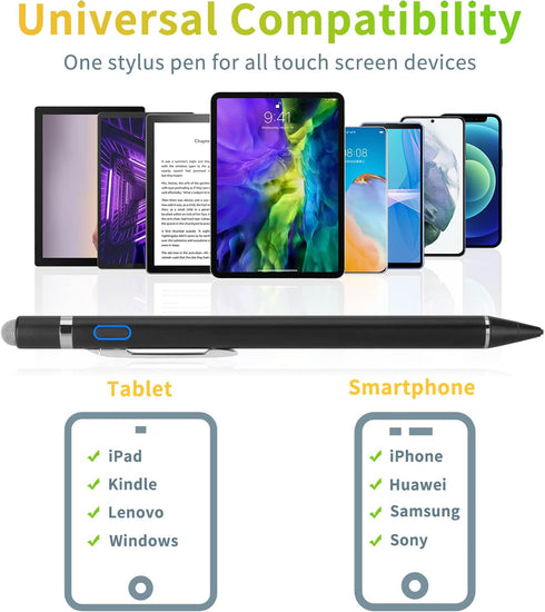 Stylus Pen for Samsung Galaxy Tab A8 A7 - High-Precision Fine Tip Digital Pencil with Magnetic Fabric Cap 2 in 1 Sensitive,Good for Writing and Dr...