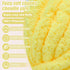 Yellow Chenille Chunky Yarn for Hand Knitting Fluffy Jumbo Chenille Yarn DIY for Crocheting Blanket Cushion 1 Skein (8.5 oz, 32 yds Each Skein)......
