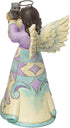 Jim Shore Heartwood Creek Pint Size Angel with Kitten Stone Resin Figurine, 5”...