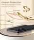 Dretal for Motorola Moto Edge 5G 2024 Case, 360° Rotatable Ring Holder Magnetic Kickstand,Plated Gold Edge Slim Soft TPU Protective Cover for Moto...