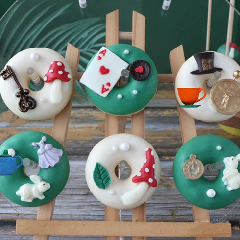 Tea Party Cake Mold Teapot Fondant Mold For Cake Decorating Cupcake Topper Candy Chocolate Gum Paste Polymer Clay Set Of 1...