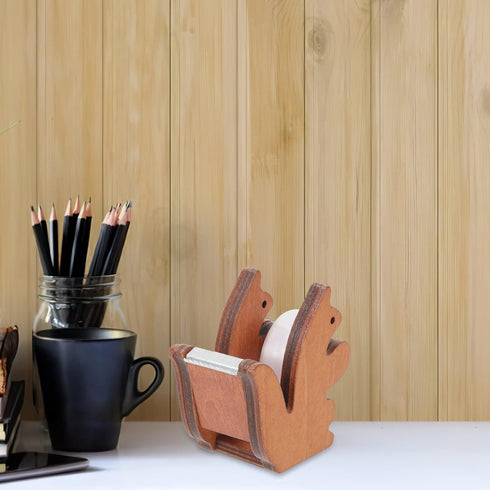 Gadpiparty Squirrel Tape Dispenser Tape Dispenser with Teeth Tape Cutter Tape Holder for Desk Accessories Office and Home...