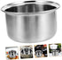 Ciieeo Small Hot Pot Liner Stainless Steel Cookware Rice Maker Pan Nonstick Cookware Rice Inner Tank Rice Cooker Pressure Pot Rice Cooking Pan Ind...