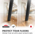 Felt Furniture Pads X-PROTECTOR 8 PCS - Premium 6” x 4 3/8” Heavy Duty Black Felt Sheets! Cut Large Furniture Pads to The Size You Need - The Best...