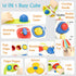 10-in-1 Montessori Busy Cube for Toddlers 1-3, Toddler Baby Learning Educational Toys Gifts for 9-18 Months & 2-5 Year Old Boys Girls, Fidget Busy...
