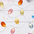 10 Lights Easter Decoration String Lights, 8.5FT Easter Egg Lights with 10 Glitter Eggs and Mini Incandescent Bulbs, Plug In Fairy String Lights f...