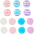 21Pcs Acrylic Disco Ball Sugar Beads 16mm Cute Focal Beads Chunky Candy Bubblegum Beads Pink Blue for Crafts DIY Beadable Pens Bracelets Jewelry M...