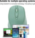 Bluetooth Mouse,Rechargeable Wireless Mouse for Laptop/iPad/MacBook Pro/Air, Silent Mouse Portable Slim for Surface Pro/PC/Lenovo/Samsung Tablet (...
