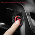 Universal Engine StartStop Push Button Cover Aluminum Alloy Car Power Control Trim for Honda Civic Accord CRV XRV Dodge Challenger Charger Toyota ...