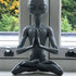 Meditating Alien Garden Sculptures & Statues, Alien Resin Statue Ornament Yard Best Art Decor for Indoor Outdoor Home or Office Collectible Figuri...