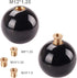 Black 8 Billiard Style Manual Stick Shift Knob with Adapter Universal Fit for Acura Honda Infiniti Lexus Mazda Mitsubishi Nissan Scion Subaru Toyo...