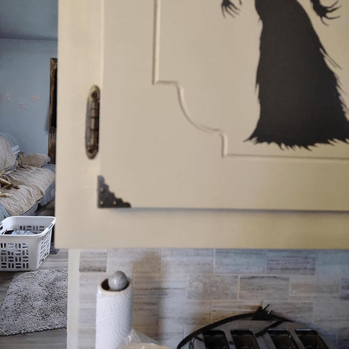 Dophee 8Pcs Antique Brass Jewelry Box Corner Case Chest Corner Protector Guard Edge Cover...