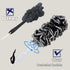 2Pack Loofah Sponge, Qewro Dual-Sided Loofah on a Stick Exfoliating Body with Long Handle, Body Scrubber for Back use in Shower with Loufas or Luf...