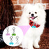 4 Packs Bells for Dog Collars, Cat Bell for Cat Collars, Stainless Steel Collar Charms, Pet Training Pendants, Small Bells with Snap Clips for Ind...