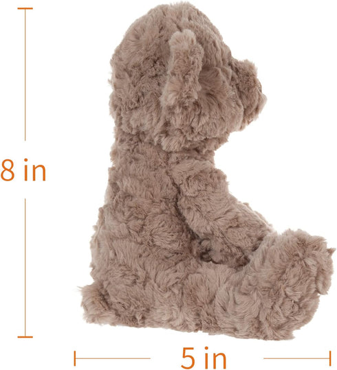 Apricot Lamb Toys Plush Gray Teddy Bear Stuffed Animal Soft Cuddly Perfect for Child (Gray Bear,8 Inches)...