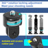 2PC Camera Tripod Mount for Gopro Adapter, 360° Adjustment 1/4-20 Screw Conversion Adapter for GoPro Hero10, Insta360 ONE X3, X2, Go 2 3, Xiaomi Y...