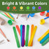 8 Inch Colored Jumbo Craft Sticks - 60 PCS Extra Large Natural Premium Wood, Rainbow Wooden Popsicle Sticks, Wide Lollipop Sticks for DIY Crafting...