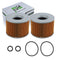 2 Oil Filter O-Rings 15410-426-010 for Honda CB350F CB400F CB500 CB550 CB500K CB550F CB550SC CB650 CB650C CB650SC CB750A CB750C CB750F CB750K CB90...