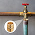 Garden Hose Connector, 3/4'' GHT Female and Male to 3/4'' NPT Male, Metal Brass Water Hose to Pipe Thread Adapters and Fittings...