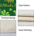 Happy St Patrick's Day Garden Flag 12 x 18 Inch Burlap Spring Flag Double Sided Printed Shamrocks Holiday Flags Happy St. Patrick's Sign for Home ...