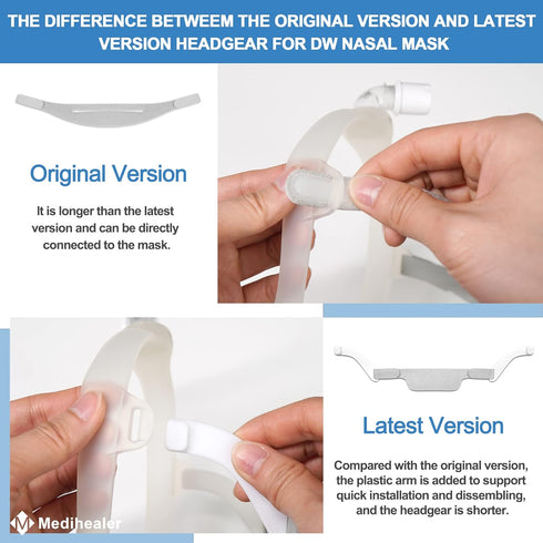 6 Packs Headgears for DreamWear(Original Version) - 6 Packs Headgear Straps to Well Reduce Strap Slip-Off and Great Comfort & Softness, Great Valu...