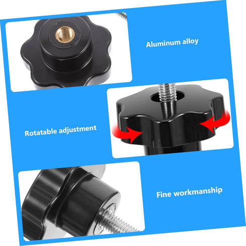 DOITOOL 2 Sets T Screw T- Slot Woodworking Clamp T Slot Clamp T Track Clamp Parts T- Track Woodworking Clamp Carpenter Hold Down Clamp T- Track Ho...