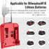 1 Pack Power Wheels Adapter for Milwaukee M18 Battery Adapter Power Wheels Battery Converter Kit with Fuse & Switch & Wire Terminals & 12 AWG Wire...