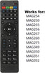 Replacement Remote Control for MAG254 MAG250 255/256 / 257/260 / 275/349 / 350/351 / 352 MAG322W1 MAG 322 OTT TV Box IPTV Set-Top Box...