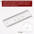 Film Flexible Ruler 10cm 0.1mm Scale with R Angle PET Plastic Folding Straight Ruler Calibration Soft Ruler Measuring Tool for Factory, Transparen...