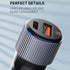 USB C Car Charger, 36W Dual Power PD3.0+QC3.0 Fast Charging Type C Cigarette Lighter Adapter, for iPhone 15/14 Pro/13/12, Samsung Galaxy S23/S22/S...