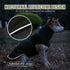 Dog Anxiety Vest Hoodie,Dog Thunder Jacket Anxiety Calming Vest with Hoodie Head Cover Sleeves,Dog Anxiety Relief Coat Hooded for Thunderstorm,Tra...