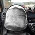 2PCS Steering Wheel Cover Sun Shade, 19.6''×17.3'' Universal Anti-Heat Aluminum Foil Auto Interior Protector, Block UV Rays Cool in Summer, Vehicl...