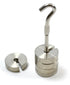 Eisco Labs Stainless Steel Mass and Hanger Set - 4 Slotted 50g Weights and Hanger, Total 250g...