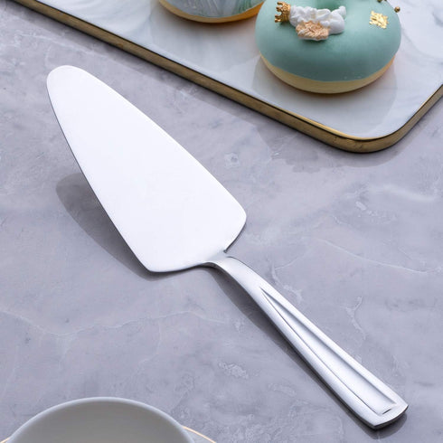 GoGeiLi Pie Cake Server, 9.3-inch Stainless Steel Pizza Pastry Server Set of 3, Dishwasher Safe...