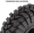 INJORA 1.0 Tires - All Terrain Super S5 King Trekker Soft Sticky Tires for 1/18 TRX4M 1/24 RC Crawler Axial SCX24 FMS FCX24 Enduro24 (T1014)...