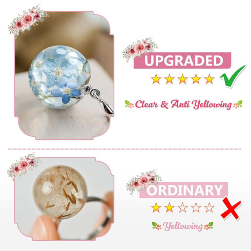 UV Resin-200g Upgraded Crystal Clear Hard UV Curing Epoxy Resin Starter Supplies for Craft Jewelry Making...