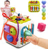 AiTuiTui Baby Toys 12 18 Months, Sensory Montessori Toys for 1 2 Year Old Boy Girl Gifts, 7 in 1 Multifunction Educational Toys with Shape Sorter ...