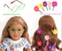 18 Inch Doll Clothes Mirabel Isabella Costume Accesories Magic Costume Flowers Princess Dresses for 18" Doll...