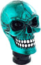Lunsom Skull Gear Stick Shifter Knob, Resin Gear Shift Head Shifting Stick Handle Car Transmission Fit Automatic Manual Vehicle (Cyan)...