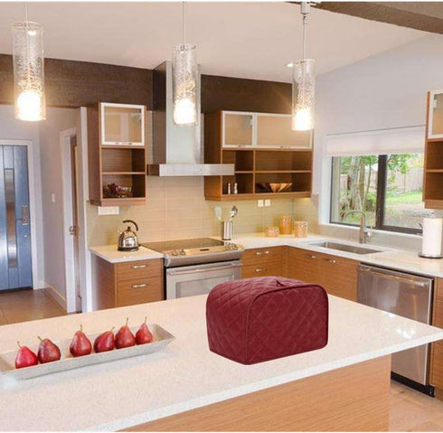 2 Slice Toaster Dust Cover Dust Proof Bag 2 Pack Red & Black...
