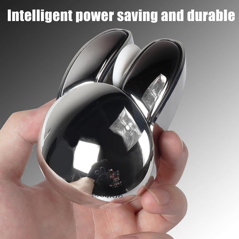 Wireless Mouse Cute Bunny Bluetooth Dual-Mode Computer Mouse Small Quiet USB Optical Silent Kawaii Rabbit Travel Cordless Mice for PC Laptop Compu...