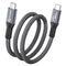 Cable Compatible with Thunderbolt 4 Cable 1ft, USB4 Cable, with 40Gbps Data Transfer, PD100W Charging, Nylon Braided USB C to USB C Cable, Single ...