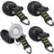 CONBOLA Suction Cups Hooks Heavy Duty Outdoor Car Camping Essentials 4 Pieces Upgraded Tie Down Suction Cup,Camper Accessories Strong Power for RV...