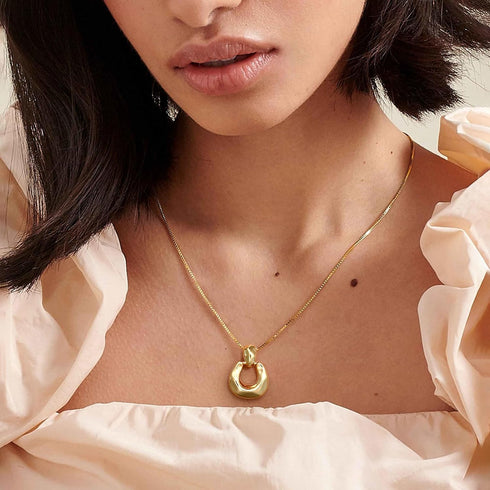 Gold Pendant Necklace for Women Statement Pendant Necklace for Women Jewelry Gift...