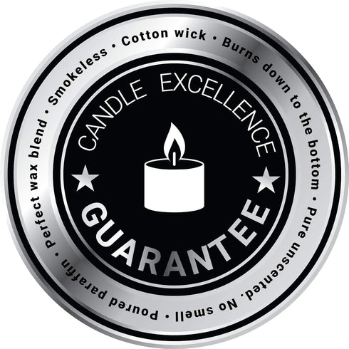 CandleNScent Unscented Tealight Candles, 30 Pack, White, Made in USA...