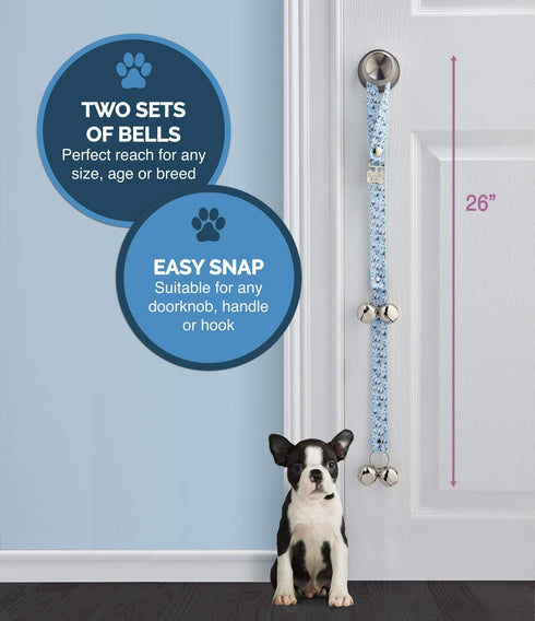 Original Handcrafted Potty Training Dog Doorbell – Excellence in Craftsmanship, One Size Fits All, Trainer-Recommended for 20+ Years, Made in USA,...