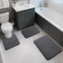 Yimobra Memory Foam Bathroom Rugs Sets 2 Piece - Super Soft Absorbent Quick Dry Bath Mat Set, Machine Washable Non Slip Floor Carpet for Tub Showe...